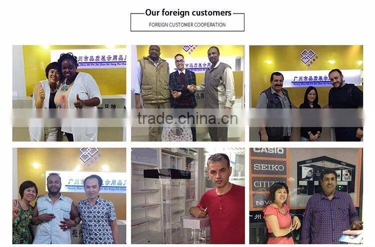 Hot sale shop decoration glass mobile phone display showcase