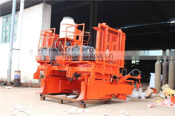 Tractor pulling mini sugarcane planter/sugarcane combine planter for fast planting