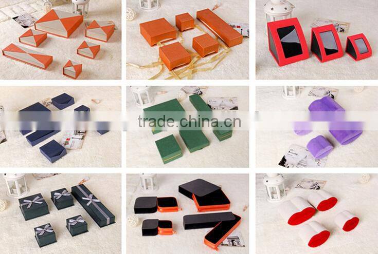 Jewelry membrane velvet box bracelet/necklace/ring packaging