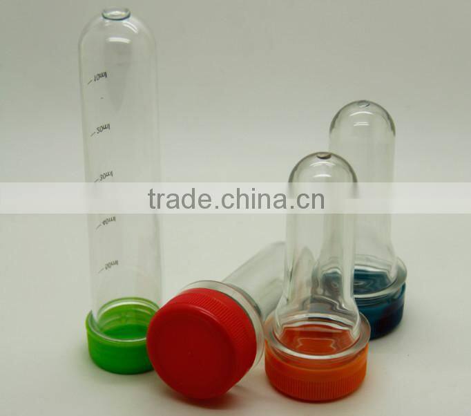 20ml ,60ml PET plastic test tube plastic burette plastic burette toy
