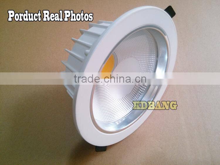 Die aluminum factory hot sale cob 30w 8 inch led downlight