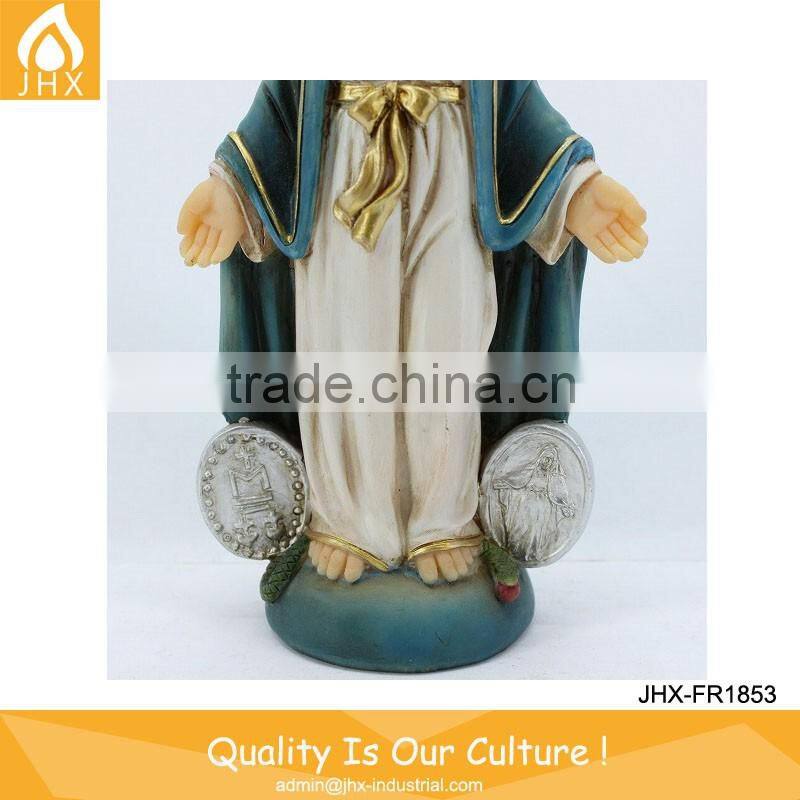 Chinese Supplier Polyresin Virgin Mother Catholic Statues For Sale