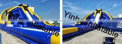 Commercial Grade Giant Inflatable Dragon Water Slides For Adult