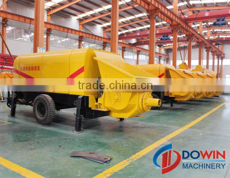 Diesel Forced Concrete Mixer Trailer Pump for Sale