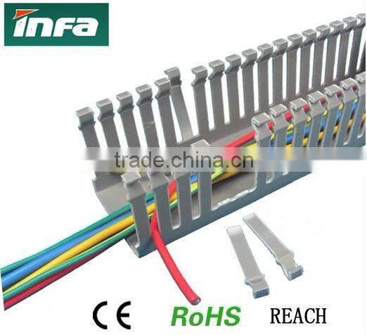 pvc plastic cable trunking cable /wire duct