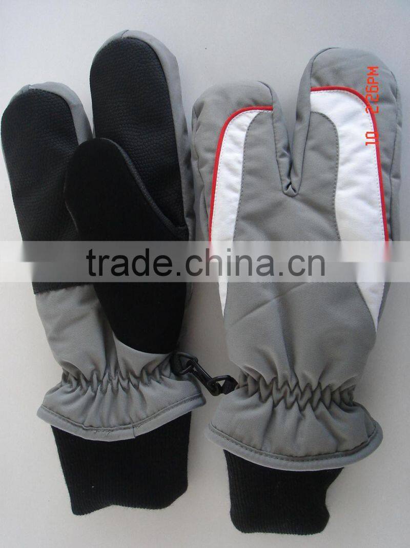 Two fingers glove ski glove