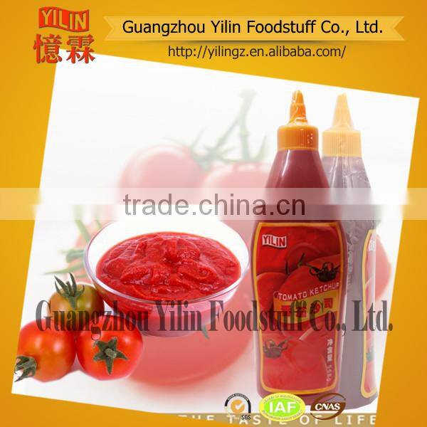 China manufacturing tomato sauce ketchup in bulk