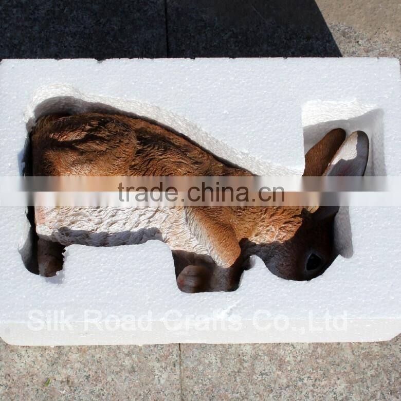 Resin rabbit statues garden decoration