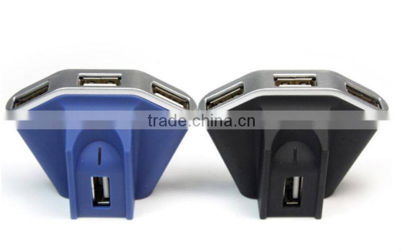 Fan Shaped 4 Port USB 2.0 HUB