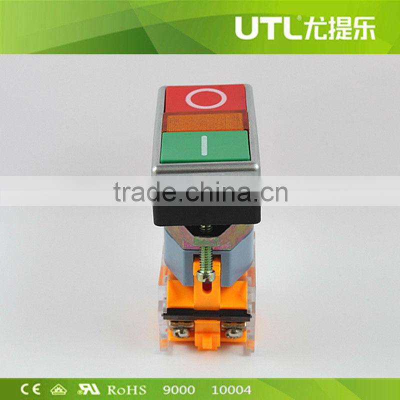 2 position Push button Switch without light 24V to 660V IP65 Dia22mm