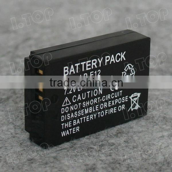 High Quality 7.2V 875mAh Camera Battery LP-E12 Battery for Canon