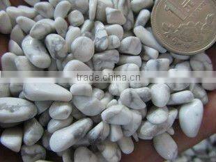 Natural White Turquoise Tumbled Stone
