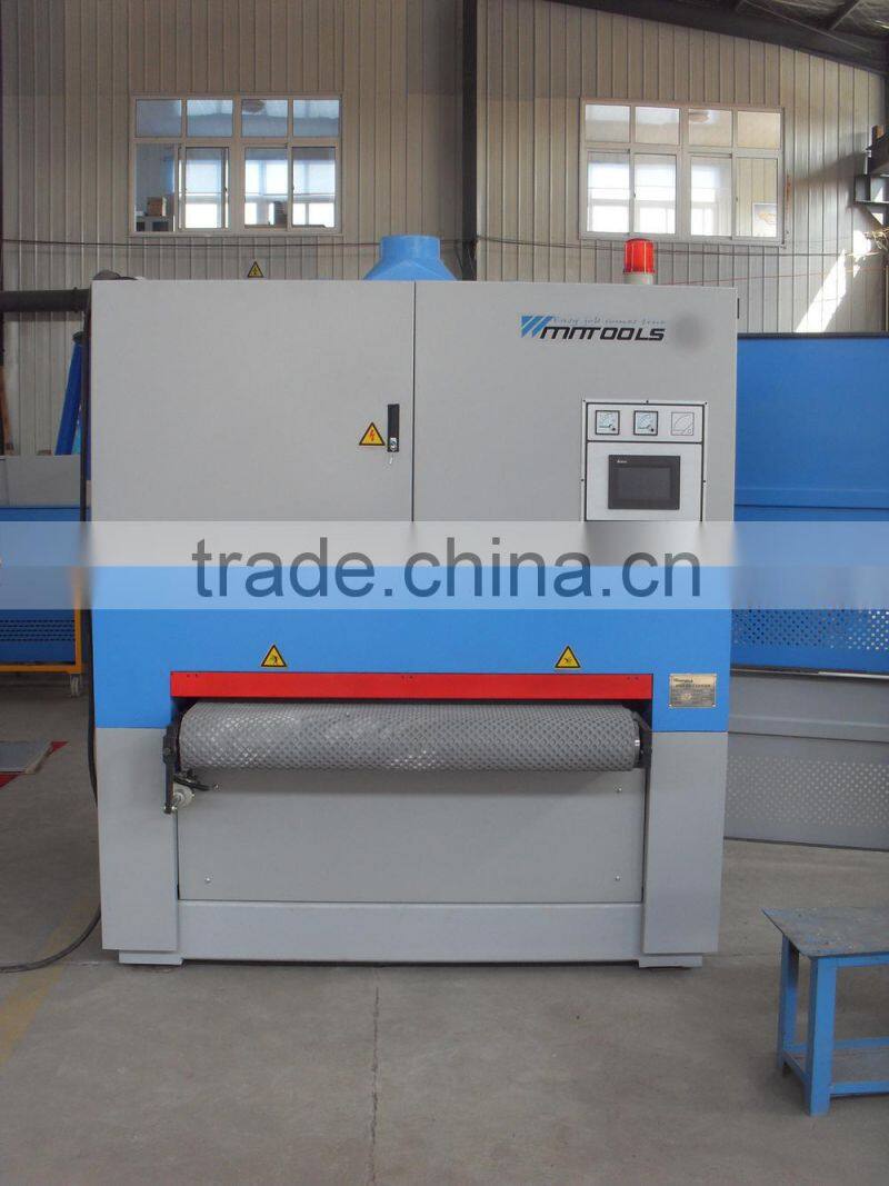 Wood primer sanding machine , wide belt sander
