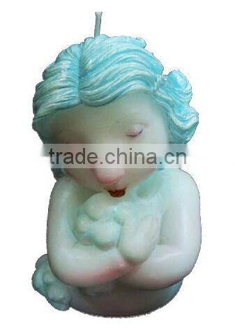 baby girl shaped scented candle for wedding or party using