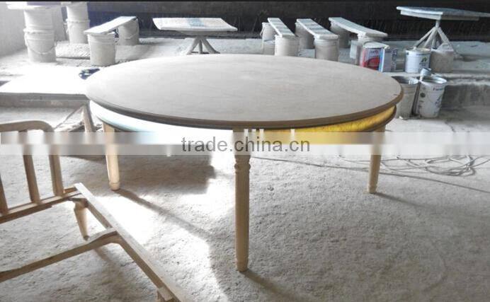 Wedding banquet round shape 10 to 12 seater dining table
