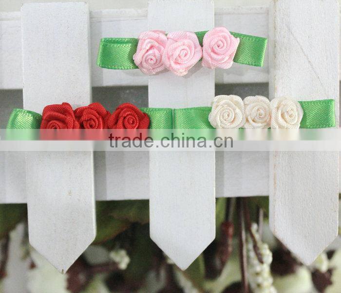Wholesale polyester ribbon rose