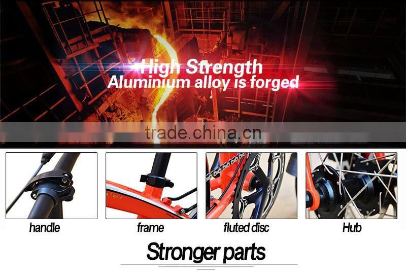 New factory full suspension folding bicycle