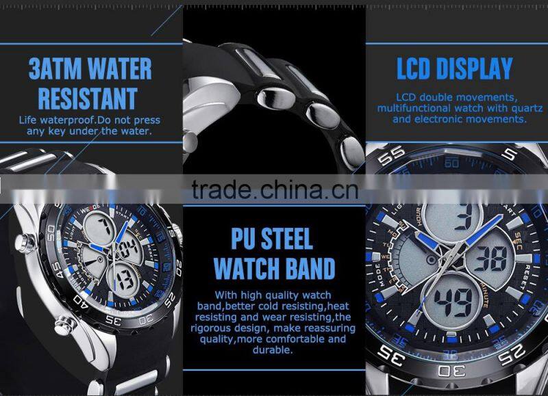 Guangzhou WEIDE scratch resistant smart watch stainless steel ladies digital watches