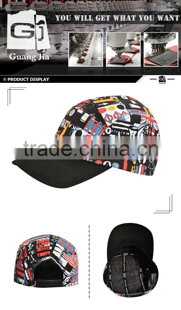Wholesale Promotional OEM Fashion Printing Your Own Logo Custom Cycling Baseball Cap