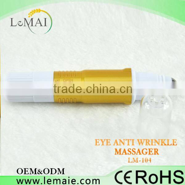 HOT!!! korean skin care products mini anion eye massager Portable vibration eye pen