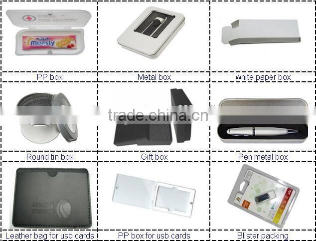 USB 2.0 Interface Type and 2-32G Capacity crystal usb memory stick with led light