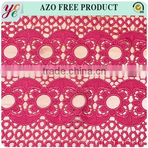 High quality chemical embroidery fabric water soluble fabric embroidery