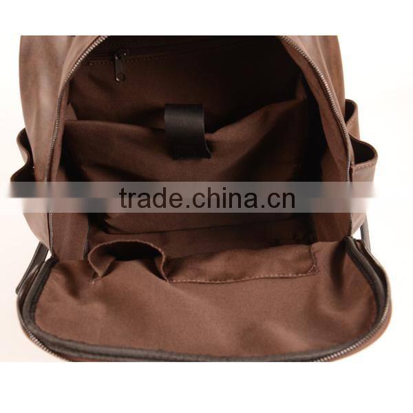 2016 New Design Factory Wholesale Cheap PU Backpack Bag