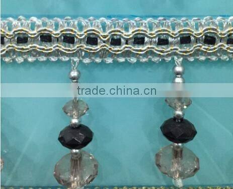 wholesaler decorative acrylic bead fringe