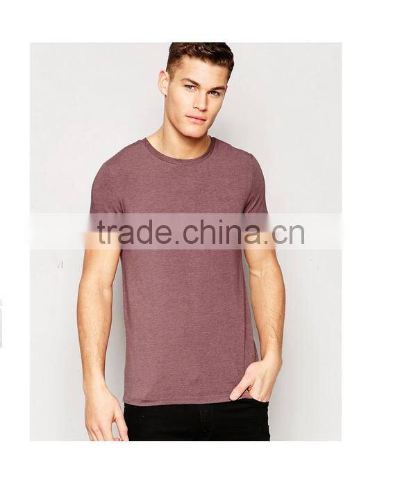 Mens t shirt fitted tshirt plain cotton t shirt for priting