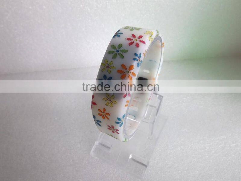 Cheap colorful led digital touch watches with Japan movement