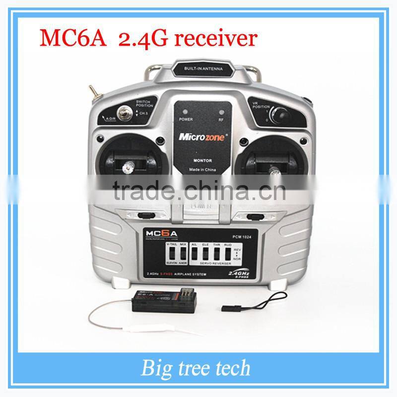 Latest Machines MC6A Upgraded version 2.4G six-channel remote control MC6A remote control with receiver