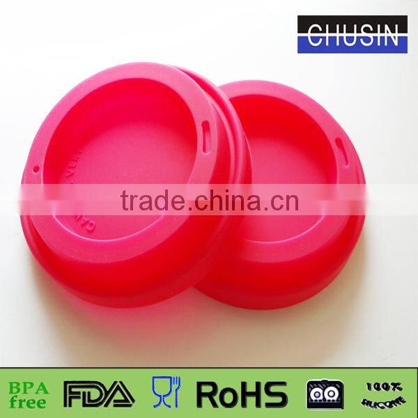 non-toxic and safe silicone glass tea cup lids