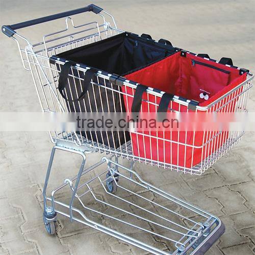 folding polyester shopping cart bag