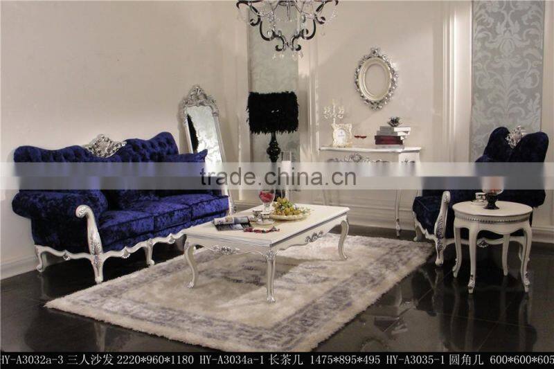 High density PU foam sofas, 1+2+3 wooden hand carving living room sofas