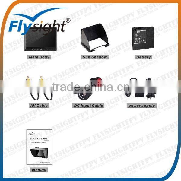 H1895 1280*800 resolution camcorders monitor 7 inch size HDMI loop through AV input hd camera monitor with battery