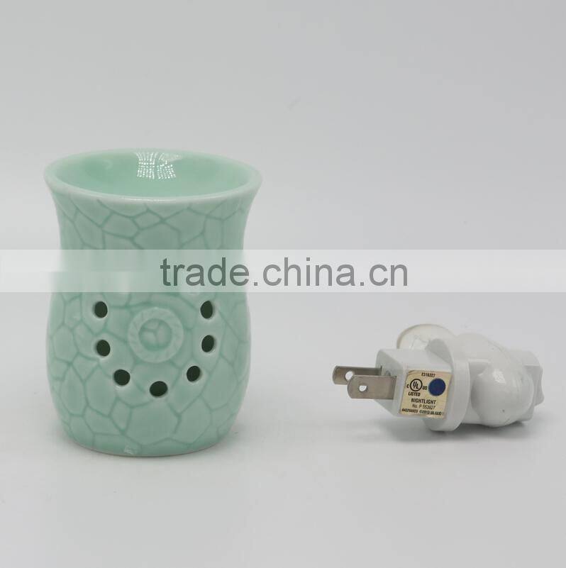 Fashion Cute White Wall Decoration Ceramics Turtle Night Light