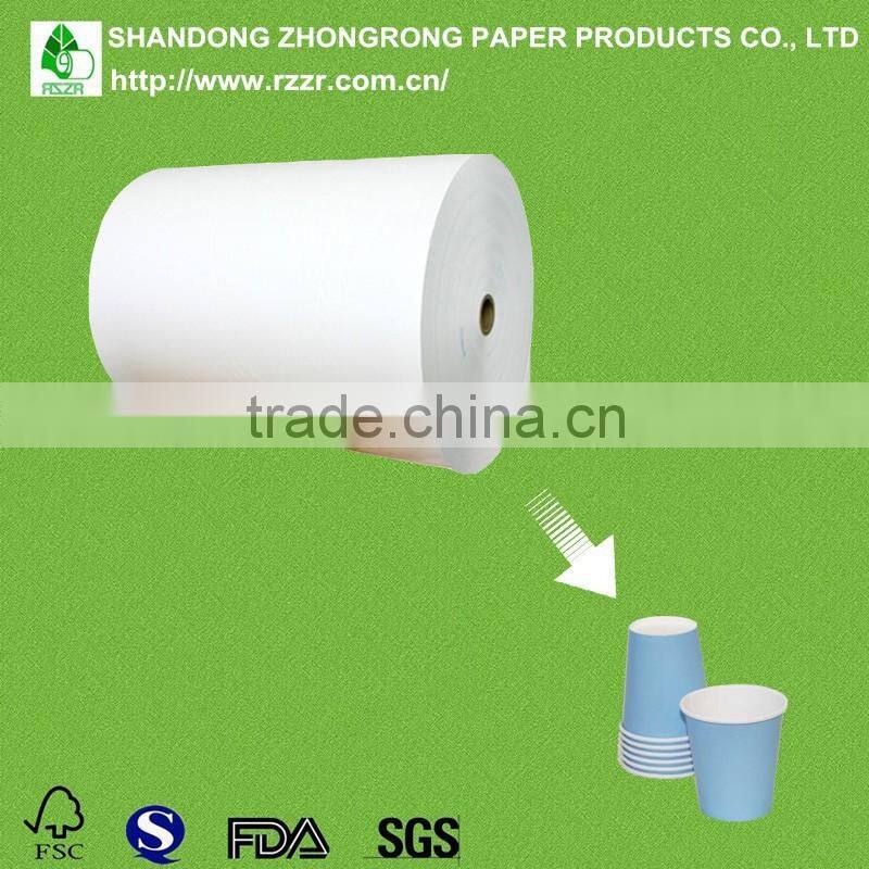 paper bowls raw material with single side PE coated