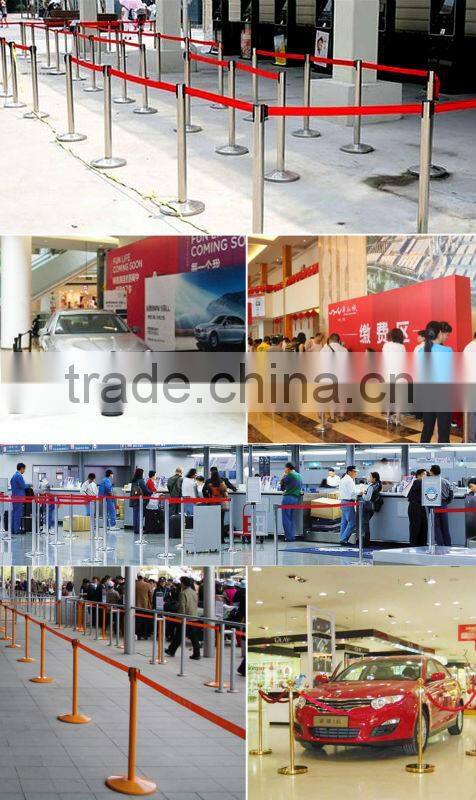 Bank Crowd Control/Queue Management System/Post Stanchion/Retractable Queue Barriers Stand