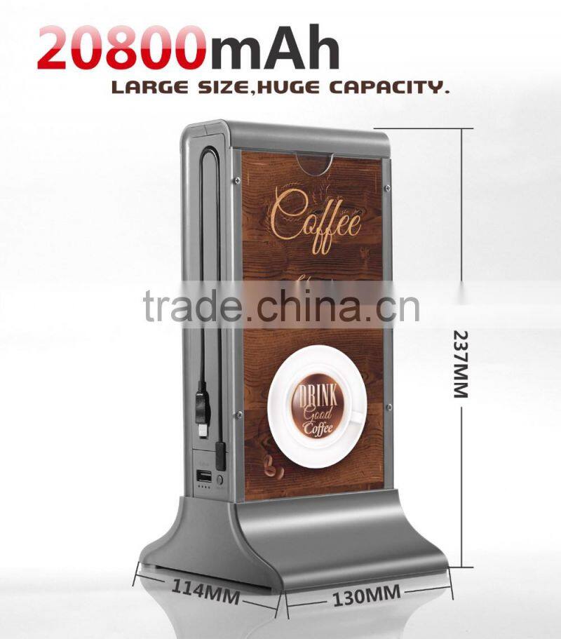 2016 Trending products 10000mah samsung battery bank for restaurant hotel bar