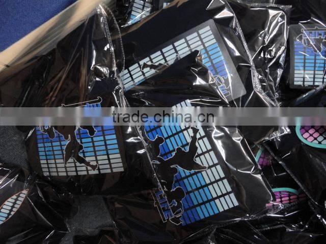 Iron Man4 sound active El T shirt with 2pcs AA wireless inverter