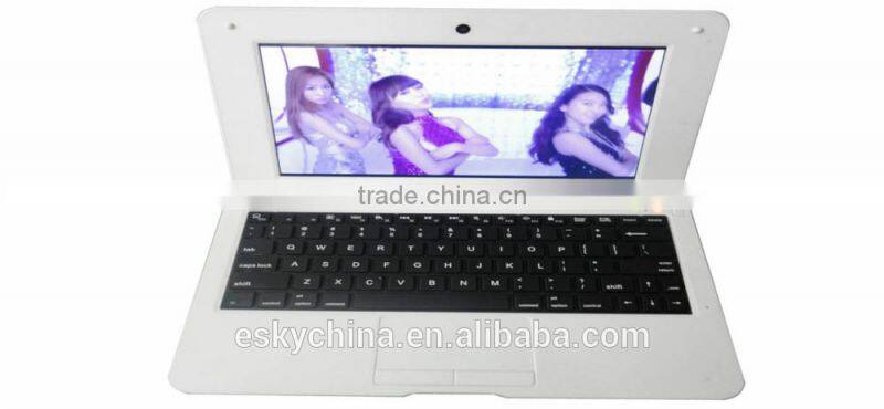 2016 new products 10.1 TFT LCD WM8880 1.5GHz China Laptop Dual Core 1024*600 ANDROID 4.2 Built-in Bluetooth