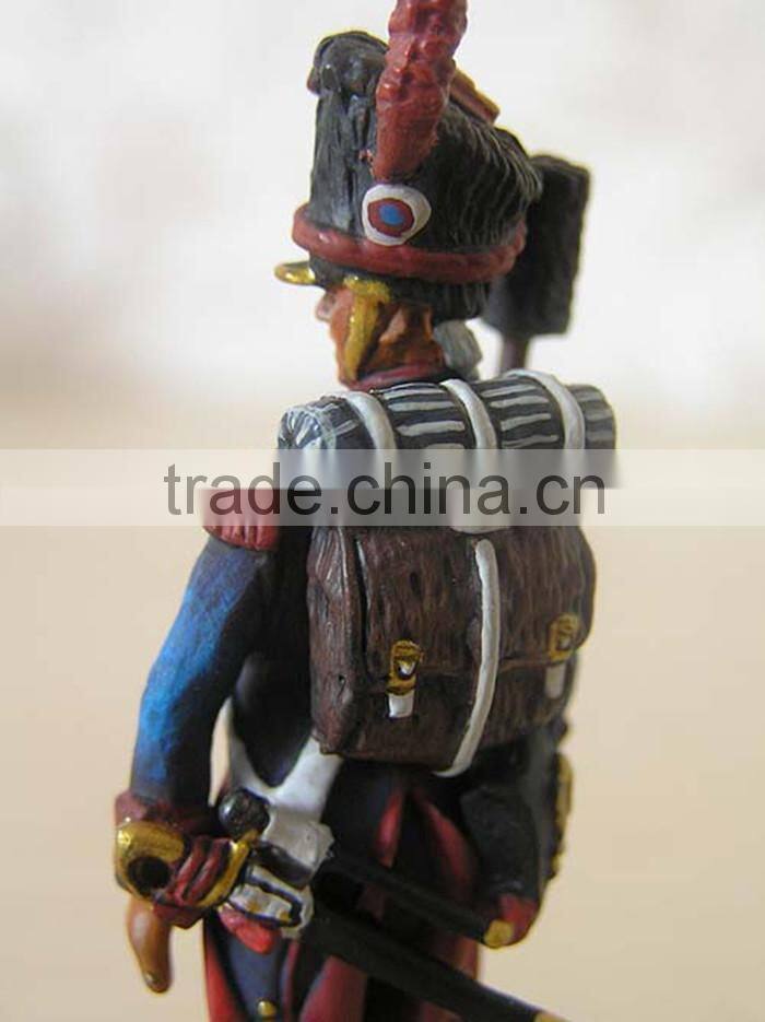 Hand-painted Soldier Figure French ArtIlleryman Miniature