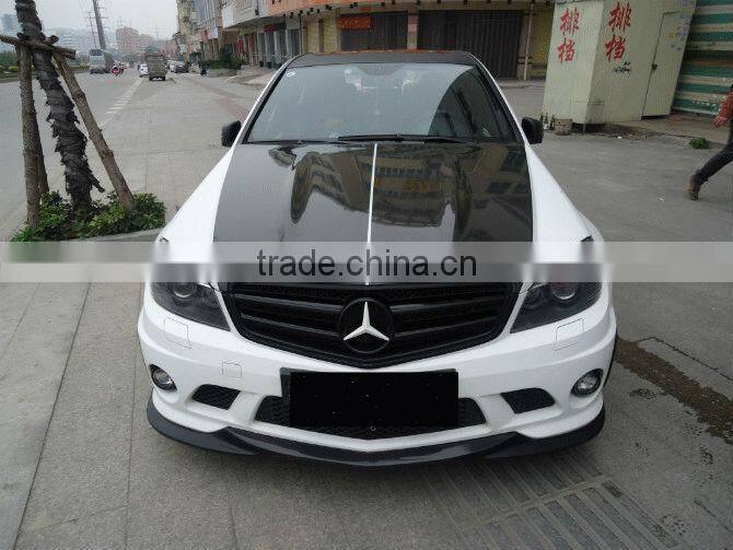 carbon fibre front spoiler for W204 C63 GOD HAND Style