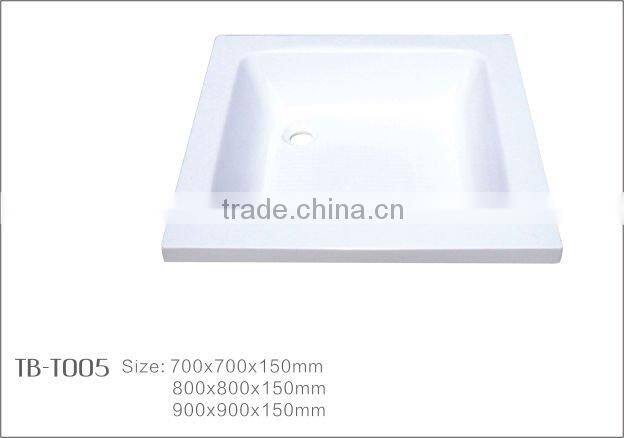 Export rectangle-shape with 150mm height shower basin (TB-B001B)