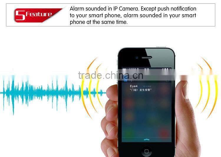 Home Security Dual Antenna H.264 Wireless Infrared Smartphone Ip Camera