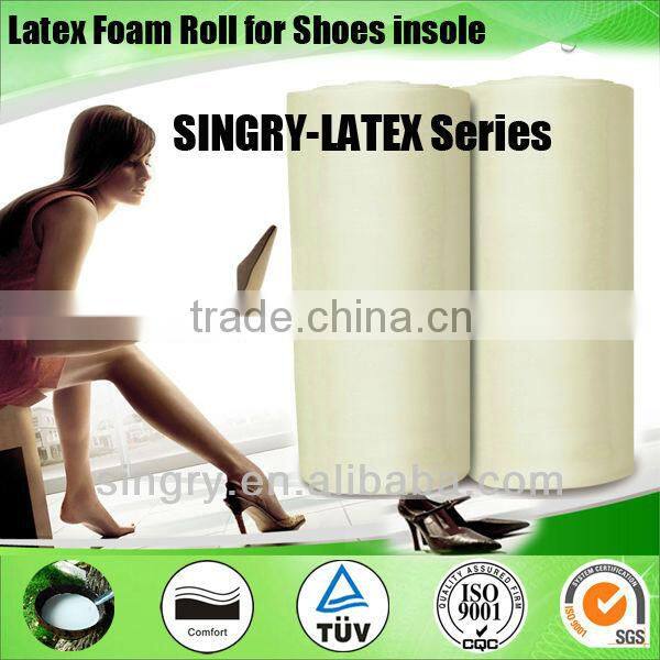 6mm thick natural foam rubber insoles