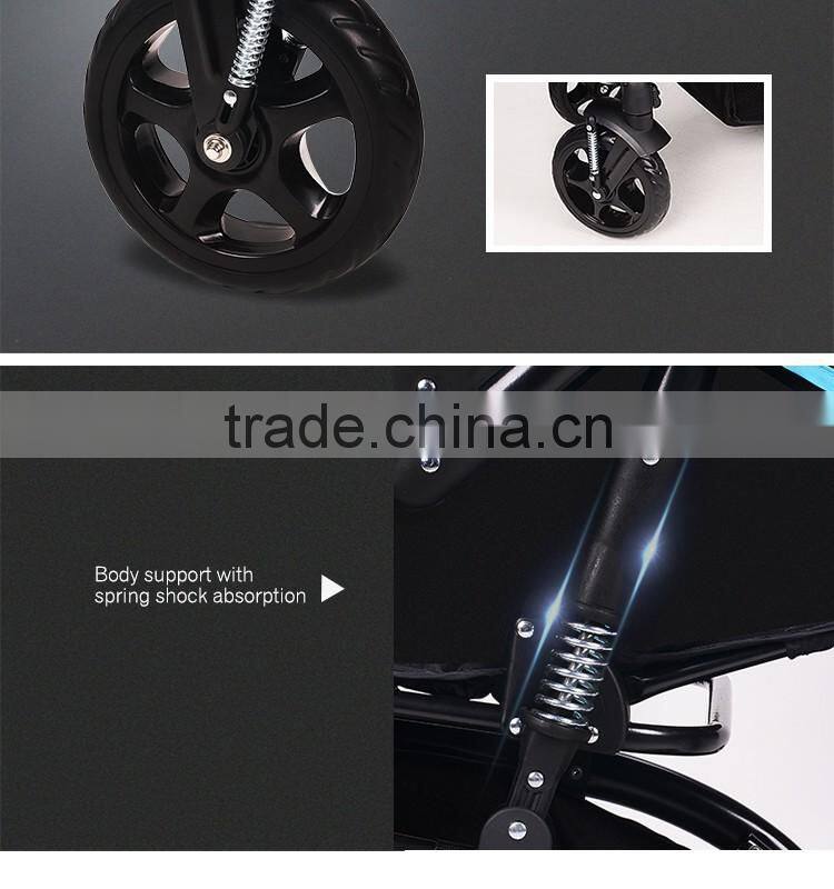 High Landscape Stroller| Baby Trolley | Pram | Carriage | Pushchair With Seat Cushion