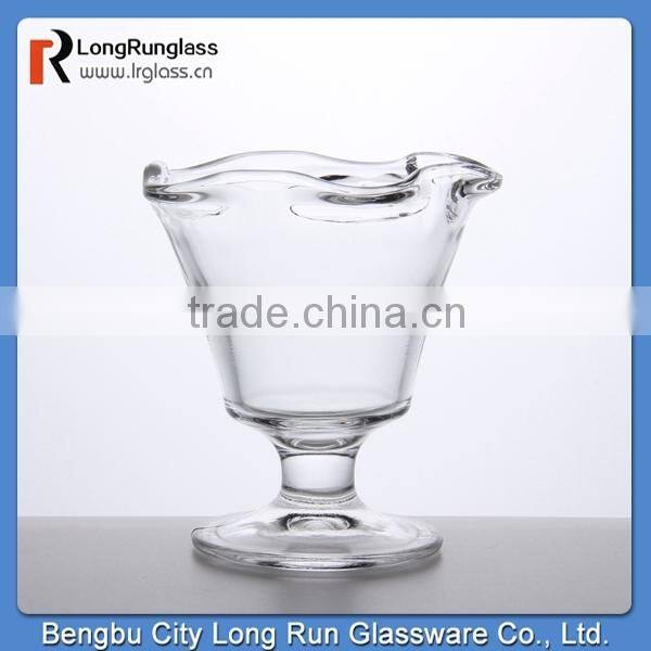 LongRun new product for 2015 glassware original footed ice cream cups