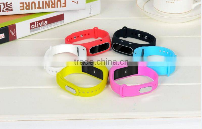 fitness track smart band with heart rate monitor wristband