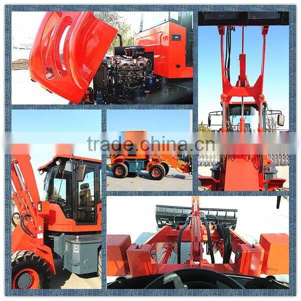chinese cheap front end wheel backhoe loader for sale